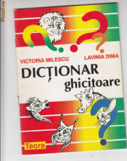 DICTIONAR GHICITOARE foto