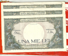 LOT 1000 lei 1941-trei serii consecutive-seria X0156-...147-149 foto