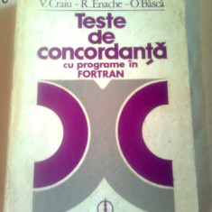 TESTE DE CONCORDANTA CU PROGRAMARE IN FORTRAN ~ V.CRAIU &amp; R.ENACHE