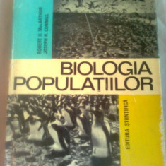 BIOLOGIA POPULATIILOR ~ ROBERT H.MacARTHUR &amp;amp; JOSEPH H.CONNELL