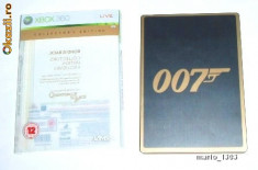 Joc XBOX 360 - James Bond 007: Quantum of Solace : Collector&amp;#039;s Edition ( Steelbook ) - pentru colectionari foto