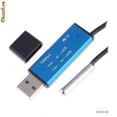 Termometru pe USB - 2 senzori foto