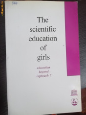 THE SCIENTIFIC EDUCATION OF GIRLS -CARTE IN ENGLEZA foto