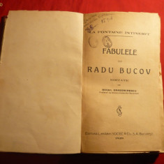 Mihail Dragomirescu -Fabulele lui Radu Bucov -Prima Ed. 1928
