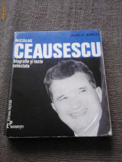 Nicolae Ceausescu de Michel Hamelet - Ed. Politica, 1971 foto