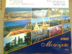 calendar metropole anul 2007 color foto de colectie hobby foto