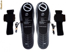 Branturi cu incalzire, talpici incalzite electric cu baterii/acumulatori tip clasic AA ,BLAZEWEAR made in UK ( Anglia / United Kingdom ) foto