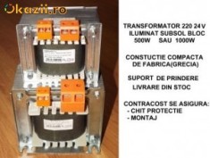 Transformator 24V 500W de subsol foto