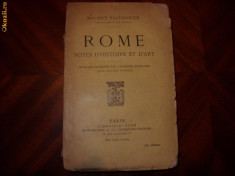 Maurice Paleologue - ROME / notes d&amp;#039;histoire et d&amp;#039;art { 1902 } * foto