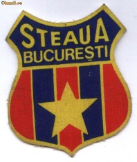 EMBLEMA STEAUA BUCURESTI ANII &amp;quot;80 foto