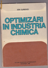 OPTIMIZARI IN INDUSTRIA CHIMICA, ION CURIEVICI foto