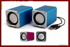 boxe pt cadou , difuzor portabil pe usb sunet de calitate , 3D , design dragut , foto