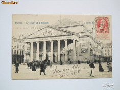 CP Bruxelles,circulata,1908,STARE FOARTE BUNA! foto