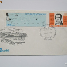FDC-ARGENTINA,necirculat,1982!