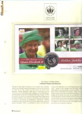 bnk mnd Insulele Falkland 50 pence 2002 unc , FDC (4)