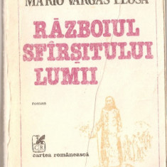 (C1093) RAZBOIUL SFIRSITULUI LUMII DE MARIO VARGAS LLOSA, EDITURA CARTEA ROMANEASCA, BUCURESTI, 1986, IN ROMANESTE DE MIHAI CANTUNIARI