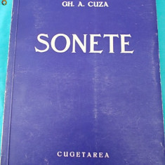 GH.A. CUZA - SONETE , ED. 1-A , 1940 *