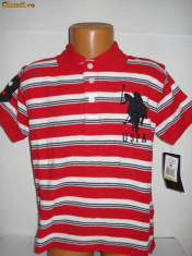 Tricou US Polo Assn baieti 5-6 ani foto