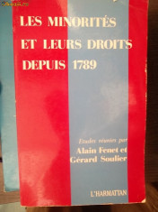 CARTE DE FRANCEZA-LES MINORITES ET LEURS DROITS DEPUIS 1789 foto