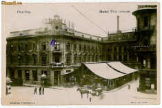 1896 - ORADEA, restaurant RIMONOCZY - old postcard, real PHOTO - used - 1928 foto