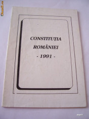 CONSTITUTIA ROMANIEI ANUL 1991 foto