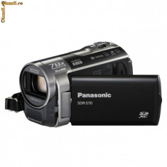 Camera video PANASONIC SDR-S70, 78x, 2.7 inch, negru foto