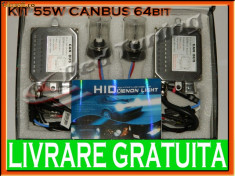 KIT XENON TYPER 64bit 55W - H1, H3, H7, H8, H10, H11, H27, HB3, HB4, HB5 - 3000K, 4300K, 5000K, 6000K, 8000K, 10000K foto