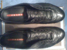 Pantofi sport PRADA negri PIELE 100% foto