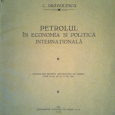Petrolul in economia si politica internationala-C.Dragulescu