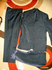 Costum BUSINESSMAN barbati sz 46 sacou pantaloni vesta foto