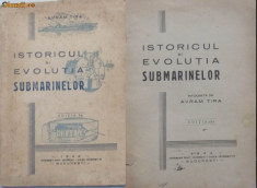 Avram Tina , Istoricul si evolutia submarinelor , 1944 , editia 1 foto