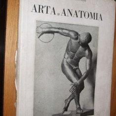 ARTA SI ANATOMIA - Mircea Athanasiu - Casa Scoalelor, 1944, 84 p,