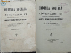 N. Basilescu , Ordinea sociala si adversarii ei , socialism , anarhism , 1938 foto