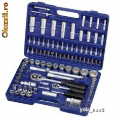 Trusa scule 108 piese TUBULARE CLICHET ,TORX-URI OFERTA!!! foto