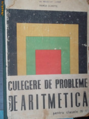 CULEGERE DE PROBLEME DE ARITMETICA foto