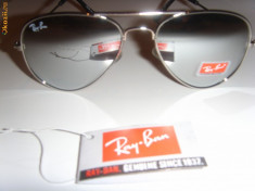 RAY BAN MODEL AVIATOR CULOAREA NEAGRA oglinda IMPORT ITALIA foto