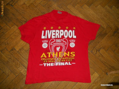 Tricou de colectie FC Liverpool Anglia Atena 2007 foto