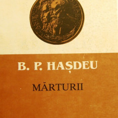 B.P. HASDEU - MARTURII
