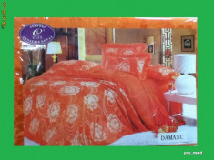 Lenjerie de pat din Damasc. Livrare imediata culori diferite. foto