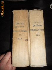 Dictionar englez roman, 2 volume foto