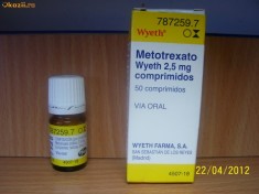 methotrexate, metotrexat comprimate, producator Pfizer foto