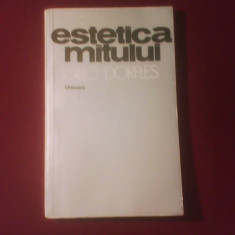 Gillo Dorfles Estetica mitului. De la Vico la Wittgenstein, tiraj 2730 de exemplare