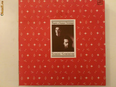 Disc vinil vinyl pick-up GEMINI Geminism 1987 rar vechi colectie foto