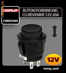 BUTON PORNIRE MIC CU REVENIRE 20A CARPOINT 8 foto