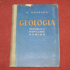 N. Oncescu - Geologia Republicii Populare Romane