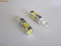 Bec LED auto T10 (W5W) 7,5W 525 lumeni alb 6000K pt. pozitie foto