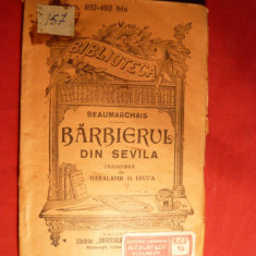 Beaumarchais - Barbierul din Sevila - BPT 492-492 bis