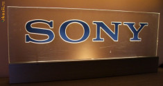 Reclama,firma luminoasa Sony foto