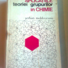 APLICATIILE TEORIEI GRUPURILOR IN CHIMIE ~ SERBAN MOLDOVEANU