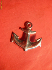 Insigna de Marina - Ancora , metal , 3,2 cm foto